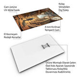 Sanatsal Cam Tablo - Kavramsal Sanat - Dikey Motif 09-009
