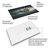 Sanatsal Cam Tablo - Kavramsal Sanat - Dikey Motif 09-016