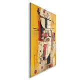 Sanatsal Cam Tablo - Dada - Dikey Motif 10-001