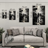 Sanatsal Cam Tablo - Sokak Fotoğrafçılığı - Dikey Motif 12-015