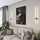 Sanatsal Cam Tablo - Rönesans - Dikey Motif 15-003