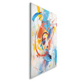 Sanatsal Cam Tablo - Abstrakt Sanat - Dikey Motif 17-004