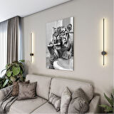 Hayvan Cam Tablo - Diş Fırçalayan Sevimli Dostlar - Dikey Motif 01-015