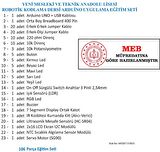 MESLEKİ LİSESİ ROBOTİK KODLAMA DERSİ ARDUİNO UYGULAMA EĞİTİM SETİ