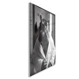 Hayvan Cam Tablo - Bornozlu Sevimli Dostlar - Dikey Motif 03-023