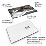 Hayvan Cam Tablo - Bornozlu Sevimli Dostlar - Dikey Motif 03-023