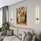 Hayvan Cam Tablo - Sevimli Dostlar Hapishanede - Dikey Motif 05-043