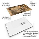 Hayvan Cam Tablo - Sevimli Dostlar Hapishanede - Dikey Motif 05-043