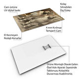 Hayvan Cam Tablo - Sevimli Dostlar Hapishanede - Dikey Motif 05-051