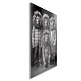 Hayvan Cam Tablo - Sevimli Dostlar Hapishanede - Dikey Motif 05-055