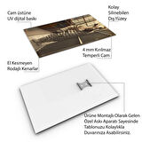 Hayvan Cam Tablo - Sevimli Dostlar Hapishanede - Dikey Motif 05-063