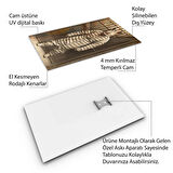 Hayvan Cam Tablo - Sevimli Dostlar Hapishanede - Dikey Motif 05-064