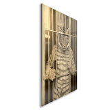 Hayvan Cam Tablo - Sevimli Dostlar Hapishanede - Dikey Motif 05-072