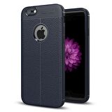 Smcase iPhone 6s Deri Dokulu Silikon