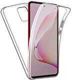 Gpack Samsung Galaxy S10 Lite Kılıf Ön Arka Şeffaf Silikon Koruma