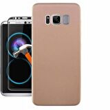 Smcase Samsung S8 Lüks Silikon Kılıf  Full Kapatan Cam
