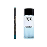 Tca Studio Make-Up Göz Makyaj Temizleyici 150 ml - Suya Dayanıklı Göz Kalemi Ultra Waterproof Eyeliner (Light Green) Hediyeli