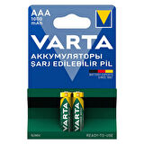 VARTA NI-MH 1.2V 1000 MAH HR03 AAA ŞARJLI 2Lİ İNCE KALEM PİL (4825)