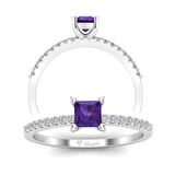 Prenses Multı Pırlanta Yüzük