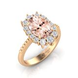 Morganite Pırlanta Yüzük