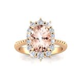 Morganite Pırlanta Yüzük