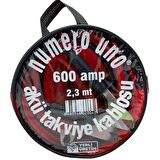 600 Amper Akü Takviye Kablosu Taşıma Çantalı 2.3 Metre