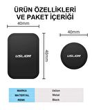 Uslion Cep Telefonu Tutucuları İçin 2 Li Metal Plaka Seti