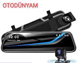 CONCORD 10 İNÇ DOKUNMATİK EKRAN YOL KAYIT ÖZELLİKLİ VE GERİ GÖRÜŞ KAMERALI DİKİZ AYNA