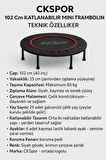 CKSpor  Katlanabilir Trambolin 102 cm  (40 inç ) Trambolin  Katlanır Trambolin 