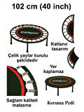CKSpor  Katlanabilir Trambolin 102 cm  (40 inç ) Trambolin  Katlanır Trambolin 