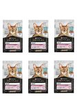 Pro Plan Pouch Delicate Okyanus Balıklı Yetişkin Kedi Maması 85 G - 6 Adet