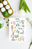 Yaz Günlüğü Sticker Scrapbook Ajanda Journal Bullet Planner Telefon Çıkartma