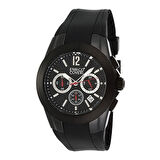 Enrico Coveri Siyah Erkek Kol Saati Silikon Çalışır Fonksiyonlu