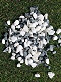 Karışık Renkli Çakıl Taşı 1-2 cm 2 kg Vazo Dibi Taşı Akvaryum Taş