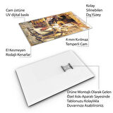 Klasik  Osmanlı Cam Tablo - Yatay Motif 02-001