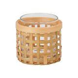 PAVEFINK bambu 8 cm tealight mumluk
