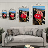 Asker - Polis Cam Tablo - Dikey Motif 02-009
