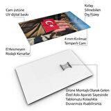 Asker - Polis Cam Tablo - Dikey Motif 02-009