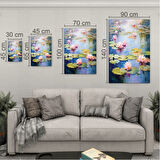 Sanatsal Cam Tablo - Empresyonizm - Dikey Motif 01-002