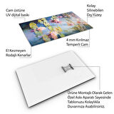 Sanatsal Cam Tablo - Empresyonizm - Dikey Motif 01-002