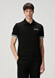 Moncler Siyah Polo Yaka T-shirt