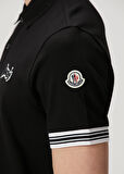 Moncler Siyah Polo Yaka T-shirt
