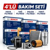 BOSCH Peugeot 508 1.5 Dizel Filtre Bakım Seti (2019-2024) 4 Lü