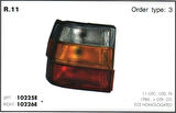 Stop Lamba Sol Renault R11 Flash Plakasız(12Ad)