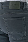 Koyu Antrasit Gabardin Pamuklu 5 Cepli Slim Fit Dar Kesim Casual Denim Pantolon 1023240151