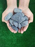 Siyah Dolomit Taşı 1 KG 4-6 CM Bahçe Taşı Siyah Bazalt Taşı
