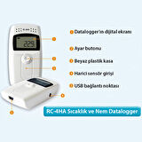 Elitech Mini Sıcaklık Nem Kayıt Cihazı Datalogger RC-4HA thr118