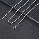 Chavin 2 mm. 50 cm. Erkek Çelik Zincir da33