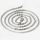 Chavin 55 cm. 2.5 mm. Bayan Erkek Çelik Kolye Zinciri dg89
