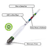 Hidrometre 0.980 - 1.1160 Bira Brix Oranı Ölçüm thr275